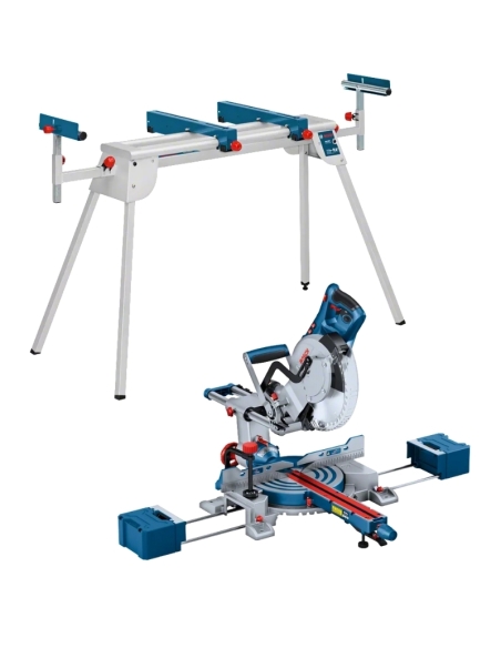SCIE À ONGLETS GCM 305-254 D + TABLE DE TRAVAIL GTA 2600 - BOSCH