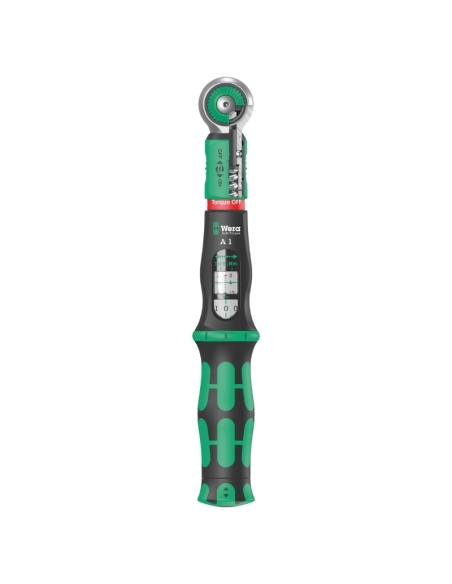 CLÉ DYNAMOMÉTRIQUE SAFE-TORQUE A1 CARRÉ 1/4" 2-12 NM - WERA