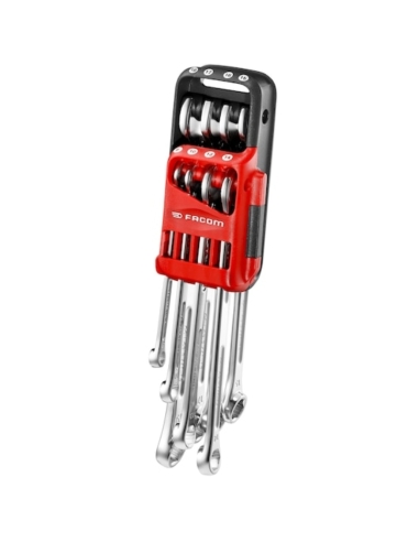 JEU DE 8 CLÉS MIXTES LONGUES OGV GRIP 441 - FACOM