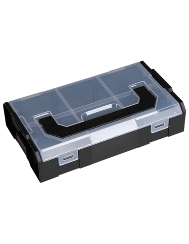 BOX DE RANGEMENT MINI TRANSPARENT ET NOIR - L-BOXX