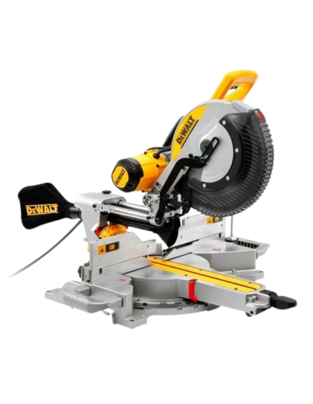 SCIE À ONGLET RADIALE DWS780KIT + SUPPORT OFFERT - DEWALT