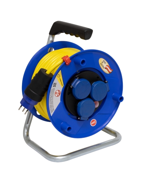 SET PROJECTEUR LED MOBILE + ENROULEUR DE CÂBLE 25 M - BRENNENSTHUL