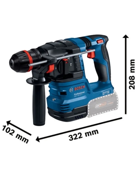 PERFORATEUR SANS FIL AVEC MANDRIN ONECHUCK GBH 18V-22 X - BOSCH