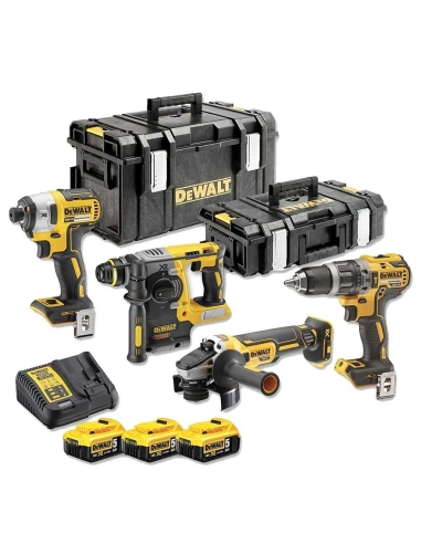 SET DE 4 MACHINES 18V DCK422P3T-W - DEWALT
