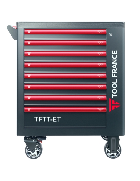 SERVANTE 8 TIROIRS TFTT-ET DONT 3 TIROIRS PLEINS - TOOL FRANCE