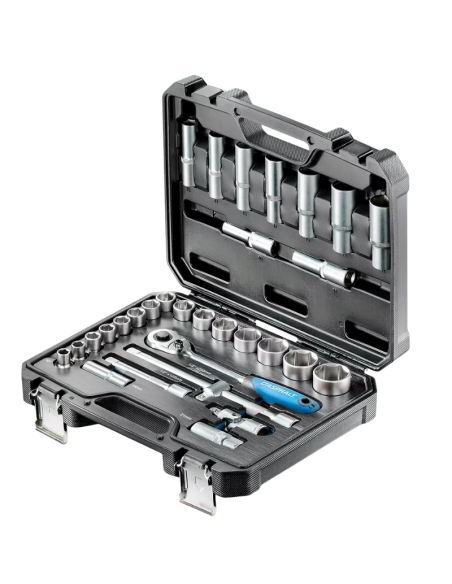 JEU DE CLÉS À DOUILLES 1/2" 31 PIÈCES - ASPHALT