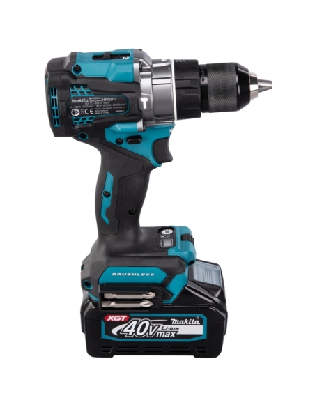 PERCEUSE FRAPPEUSE XGT HP001GM201 + 2 ACCUS 4.0 AH + 1 CHARGEUR RAPIDE - MAKITA