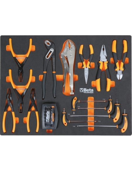 COMBINAISON D'AMEUBLEMENT D'ATELIER C45PRO 2.0, COMPRENANT 268 OUTILS - BETA