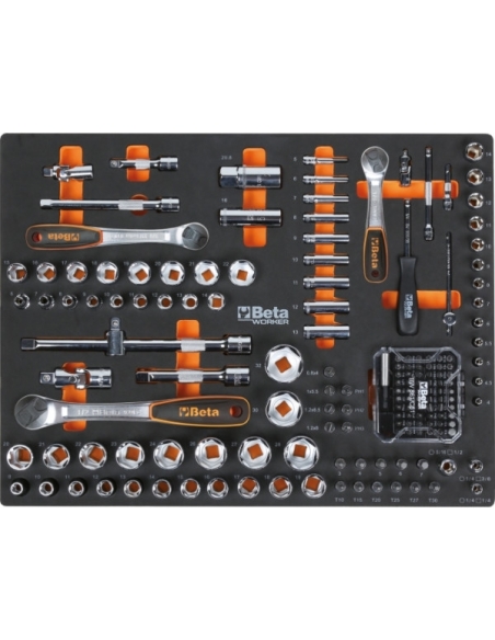 COMBINAISON D'AMEUBLEMENT D'ATELIER C45PRO 2.0, COMPRENANT 268 OUTILS - BETA