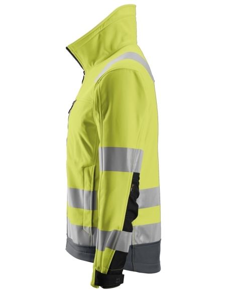 1230 - ALLROUNDWORK, VESTE SOFTSHELL HAUTE VISIBILITÉ, CLASSE 3 SNICKERS WORKWEAR