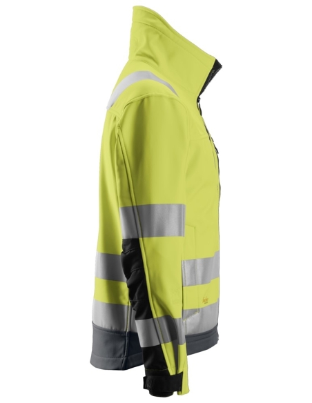 1230 - ALLROUNDWORK, VESTE SOFTSHELL HAUTE VISIBILITÉ, CLASSE 3 SNICKERS WORKWEAR