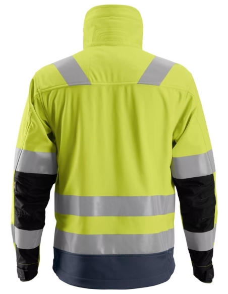 1230 - ALLROUNDWORK, VESTE SOFTSHELL HAUTE VISIBILITÉ, CLASSE 3 SNICKERS WORKWEAR