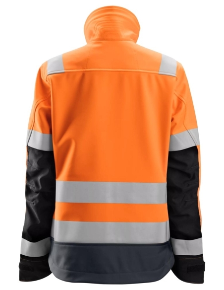 1237 - ALLROUNDWORK, VESTE SOFTSHELL POUR FEMME, HAUTE VISIBILITÉ, CLASSE 2/3 SNICKERS WORKWEAR