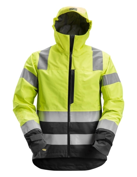 1330 - ALLROUNDWORK, VESTE IMPERMÉABLE SOFTSHELL, HAUTE VISIBILITÉ, CLASSE 3 SNICKERS WORKWEAR