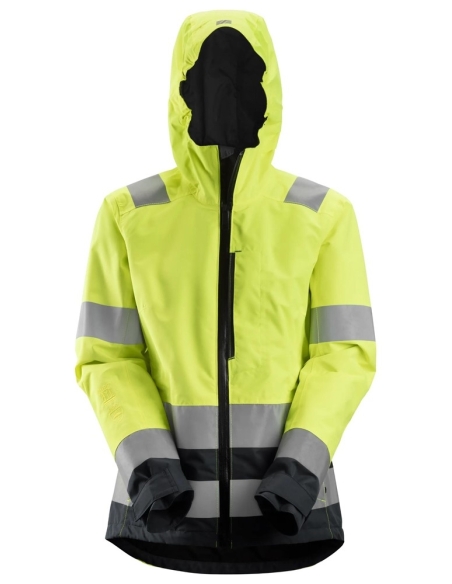 1347 - ALLROUNDWORK, VESTE IMPERMÉABLE POUR FEMME EN SHELL, HAUTE VISIBILITÉ, CLASSE 2/3 SNICKERS WORKWEAR