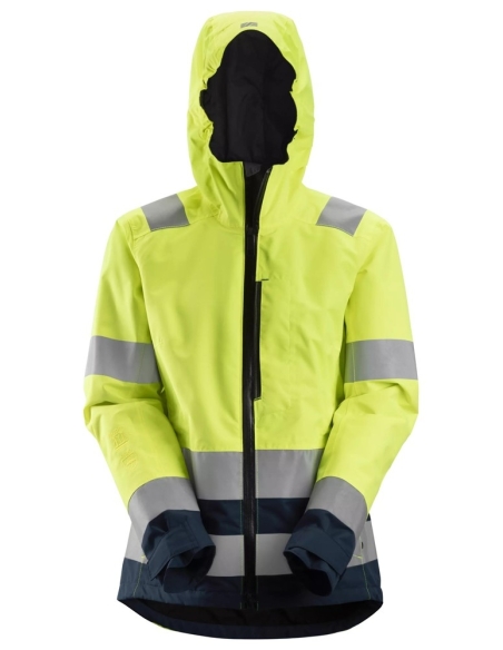 1347 - ALLROUNDWORK, VESTE IMPERMÉABLE POUR FEMME EN SHELL, HAUTE VISIBILITÉ, CLASSE 2/3 SNICKERS WORKWEAR
