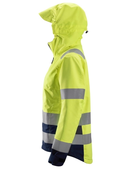 1347 - ALLROUNDWORK, VESTE IMPERMÉABLE POUR FEMME EN SHELL, HAUTE VISIBILITÉ, CLASSE 2/3 SNICKERS WORKWEAR