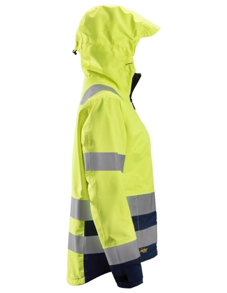1347 - ALLROUNDWORK, VESTE IMPERMÉABLE POUR FEMME EN SHELL, HAUTE VISIBILITÉ, CLASSE 2/3 SNICKERS WORKWEAR
