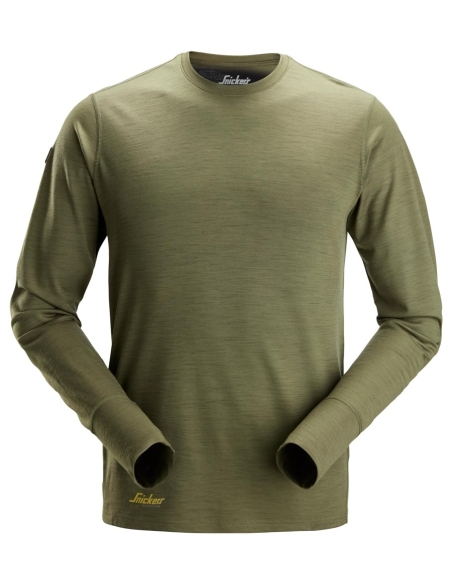 2451 - T-SHIRT EN LAINE À MANCHES LONGUES SNICKERS WORKWEAR