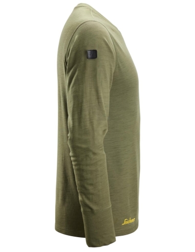 2451 - T-SHIRT EN LAINE À MANCHES...