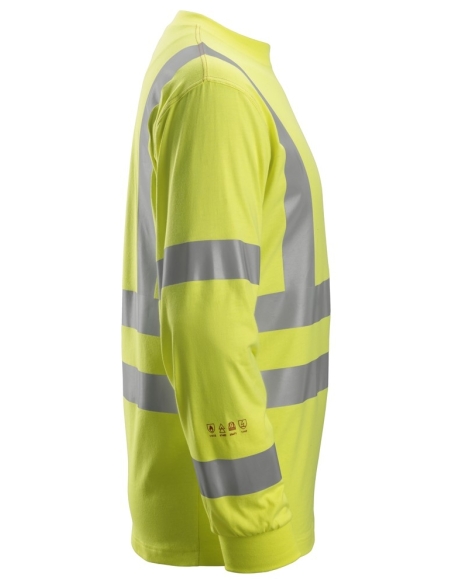 2461 - PROTECWORK, T-SHIRT À MANCHES LONGUES, HAUTE-VISIBILITÉ, CLASSE 3 SNICKERS WORKWEAR