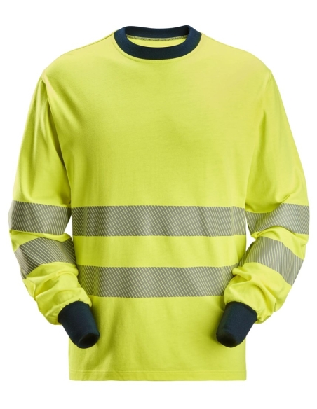 2461 - PROTECWORK, T-SHIRT À MANCHES LONGUES, HAUTE-VISIBILITÉ, CLASSE 3 SNICKERS WORKWEAR