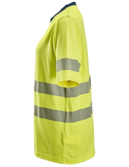 2567 - PROTECWORK, T-SHIRT À MANCHES COURTES POUR FEMME, HAUTE-VISIBILITÉ, CLASSE 2 SNICKERS WORKWEAR