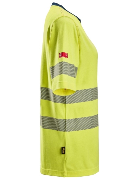 2567 - PROTECWORK, T-SHIRT À MANCHES COURTES POUR FEMME, HAUTE-VISIBILITÉ, CLASSE 2 SNICKERS WORKWEAR