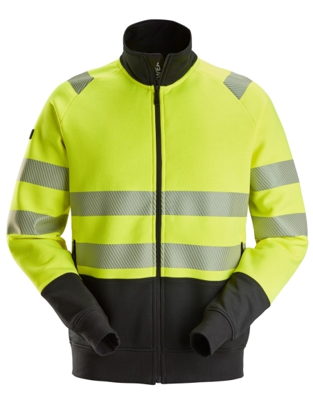 2835 - VESTE HAUTE VISIBILITÉ AVEC FERMETURE À GLISSIÈRE PLEINE LONGUEUR, CLASSE 2 SNICKERS WORKWEAR