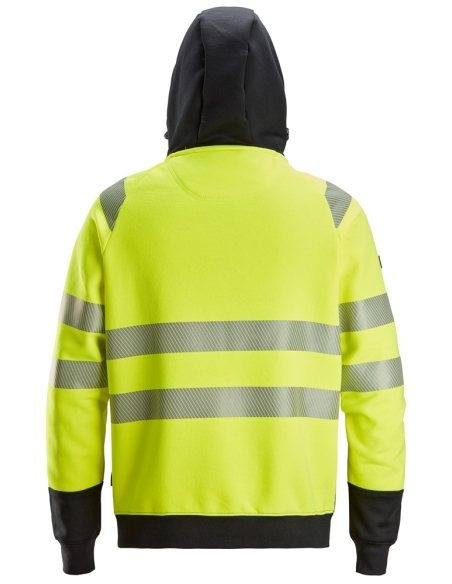 2839 - SWEAT À CAPUCHE HAUTE VISIBILITÉ AVEC FERMETURE À GLISSIÈRE PLEINE LONGUEUR, CLASSE 2 SNICKERS WORKWEAR