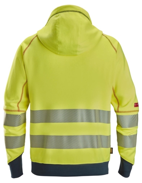 2866 - PROTECWORK, SWEAT-SHIRT À CAPUCHE À FERMETURE À GLISSIÈRE PLEINE LONGUEUR, CLASSE 3/2 SNICKERS WORKWEAR