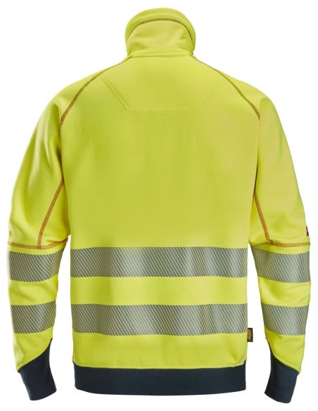 2868 - PROTECWORK, SWEAT-SHIRT À FERMETURE À GLISSIÈRE PLEINE LONGUEUR, HAUTE VISIBILITÉ, CLASSE 3/2 SNICKERS WORKWEAR