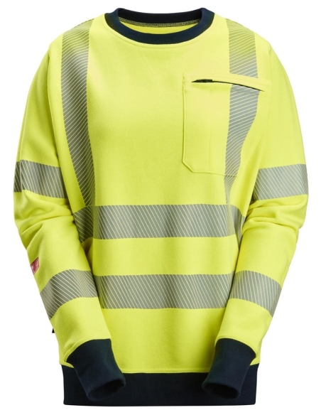 2876 - PROTECWORK, SWEAT-SHIRT POUR FEMME, HAUTE VISIBILITÉ, CLASSE 3/2 SNICKERS WORKWEAR