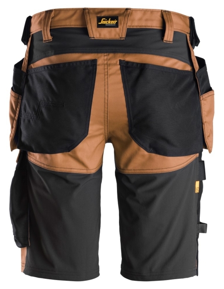6141 - ALLROUNDWORK, SHORT EN STRETCH AVEC POCHES HOLSTER SNICKERS WORKWEAR
