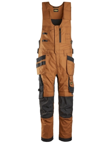 6014 - ALLROUNDWORK, SALOPETTE TOILE EXTENSIBLE POCHES FOURRE-TOUT SNICKERS WORKWEAR