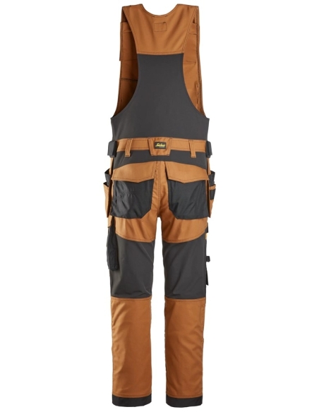 6014 - ALLROUNDWORK, SALOPETTE TOILE EXTENSIBLE POCHES FOURRE-TOUT SNICKERS WORKWEAR