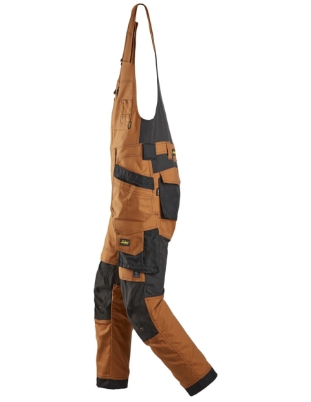 6014 - ALLROUNDWORK, SALOPETTE TOILE EXTENSIBLE POCHES FOURRE-TOUT SNICKERS WORKWEAR