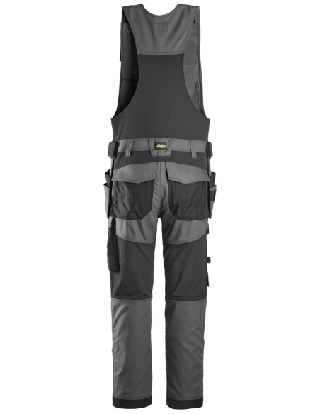 6014 - ALLROUNDWORK, SALOPETTE TOILE EXTENSIBLE POCHES FOURRE-TOUT SNICKERS WORKWEAR