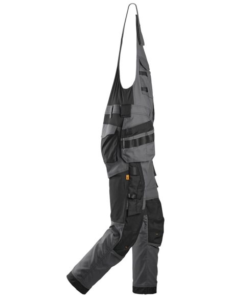 6014 - ALLROUNDWORK, SALOPETTE TOILE EXTENSIBLE POCHES FOURRE-TOUT SNICKERS WORKWEAR