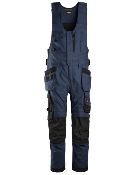 6014 - ALLROUNDWORK, SALOPETTE TOILE EXTENSIBLE POCHES FOURRE-TOUT SNICKERS WORKWEAR