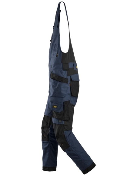 6014 - ALLROUNDWORK, SALOPETTE TOILE EXTENSIBLE POCHES FOURRE-TOUT SNICKERS WORKWEAR