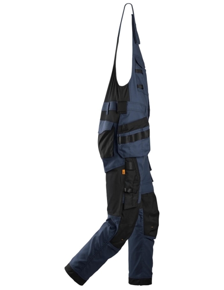 6014 - ALLROUNDWORK, SALOPETTE TOILE EXTENSIBLE POCHES FOURRE-TOUT SNICKERS WORKWEAR