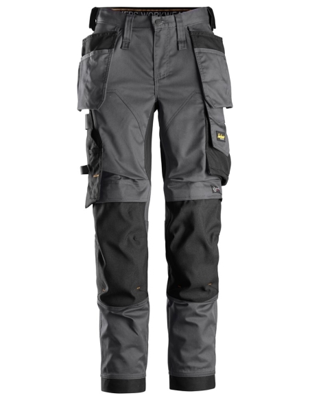 6247 - ALLROUNDWORK, PANTALON AVEC POCHES HOLSTER EN TISSU EXTENSIBLE POUR FEMME SNICKERS WORKWEAR