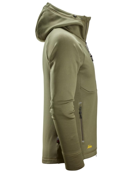 8026 - FLEXIWORK, SWEAT-SHIRT À CAPUCHE POLARTEC® POWER STRETCH® ENTIÈREMENT ZIPPÉ SNICKERS WORKWEAR