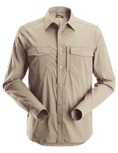 8521 - LITEWORK, CHEMISE À MANCHES LONGUES EN TISSU MÈCHE SNICKERS WORKWEAR