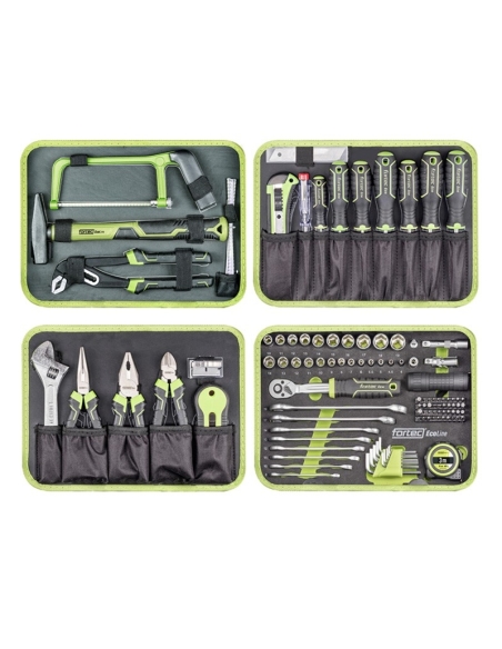 COFFRE À OUTILS EN ALU ECOLINE 127 PIÈCES FT30053 - FORTEC