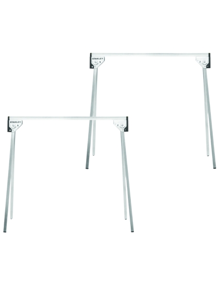 PAIRE DE TRÉTEAUX COMPACTS METAL PIEDS PLIABLES 450 KG - STANLEY