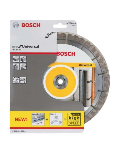 DISQUE DIAMANT 230MM "BEST FOR UNIVERSAL" - BOSCH