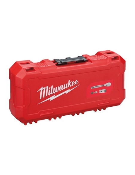 SET DE DOUILLES ET CLÉS À CLIQUET 1/4" AVEC EMBOUTS - MILWAUKEE