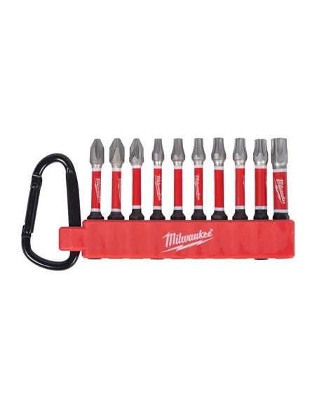 10 EMBOUTS COFFRET SHOCKWAVE IMPACT DUTY™ - MILWAUKEE